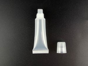 Packaging Bottles Empty Lipstick Tube,Lip Balm Soft Hose,Makeup Squeeze Sub-bottling,Clear Plastic Lip Gloss Container