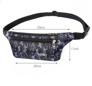 Waterproof Outdoor sports Bag Outdoor hiking camping Mobile Phone Holder Money Pouch waist Hip Belt pack Women Men Cycling Traveling sling Chest Packs