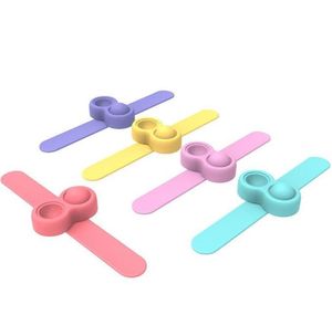 Fingertip Toys push it Finger Bubble Ring And Bracelet Decompression Silicone Toy Gadgets Stress Relief Anti-Anxiety Tools Beat Autism Needs to Relieve