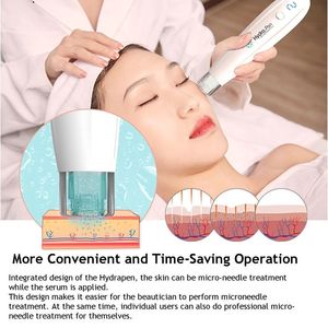 Mesoterapia Gun Automatic Infusion Hydrapen H2 Tutto in una Microneedling Pelle Hyaluronic Derma Elettrica Derma Hydra Pen H2 Dispositivo Anti Aging Terapia per salone