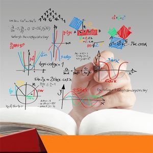 Sunice 맑은 자체 접착 화이트 보드 벽 스티커 매체 껍질과 스틱 홈 및 사무실 슈퍼 스티커 메시지 보드 45x300cm 210317