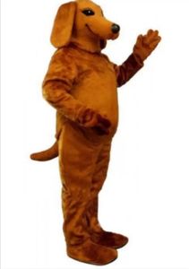 Factory Direct Sale Big Brown Dog Mascot Costumes Cartoon Character Adult Sz