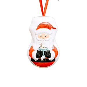 Kerstdecoraties Blikdoos Kleedvormige Gift Candy Tin Decoratieve Cookie Portable Mooi gemakkelijk schoon te maken
