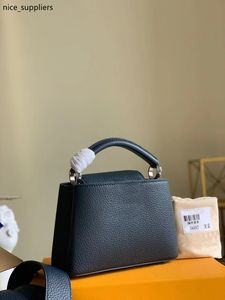 M56770 Capucines Mini Hand Handbag Taurillon Leathe