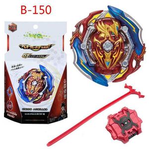 Burst Superking B150 Spinning Top B-150 Union Achilles com régua / lançador de arame Metal Fusion Brinquedo Luta Giros Crianças Crianças Presentes X0528