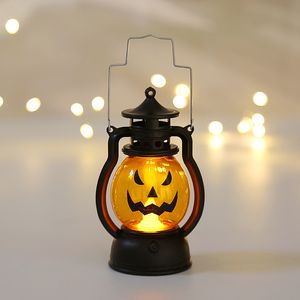 Neue klassische Halloween-Partyzubehör, Kürbislaterne, Kindergartenkinder, tragbare Horror-Atmosphäre, Dekoration, Szenenlayout, Requisiten, LED-Ornamente