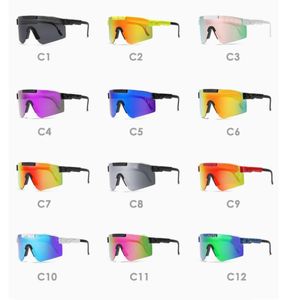 Летняя мода мужчина поляризованные солнцезащитные очки пленка ослепляют объектив спортивное зеркало велосипедные очки очки женщину 22 цветов наружный ветрозащитный солнцезащитный глайс с чехлом черный