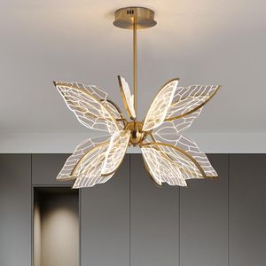 Chandeliers ModernCreativity Acrylic Wing Home Livingroom Diningroom Bedroom LEDLighting Lamp Indoor Decoration Lights Luminaire