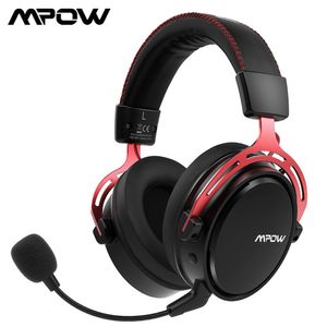 Mpow Air G Wireless Gaming Headset Surround Sound Gaming Hoofdtelefoon voor PC PS4 met Dual Drive Ruis Annullen Microfoon