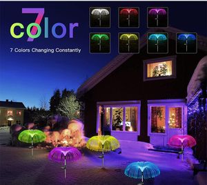 Led Jellyfish Lamp Waterproof Christmas Lights Outdoor For Garden Patio Decoration Flash Pathway Flowers Light