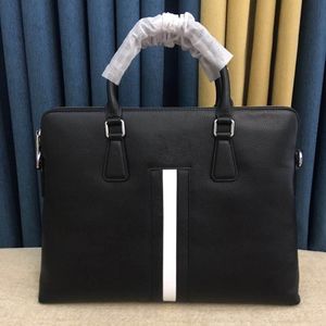 Purses Handväska Tote Messenger Briefcase Laptop Väska Sacoche Homme Klassiska Män och Kvinnor Sport Soft Läder Elegant Enkel Fashion Travel Handle Trunk Valise Rem