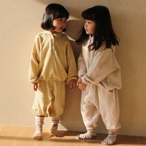 2 Pcs Set Spring Baby Girls Clothes Cotton Boy Casual Set Hooded Kids Hoodie Jacket and Pant Soft Children's Clothing 2-6 Years H0909