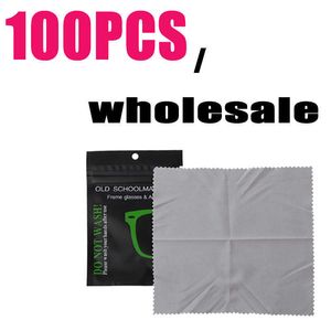 100 pcs limpo sem vestígios anti-nevoeiro óculos lente de pano para acessórios de óculos por atacado 210728