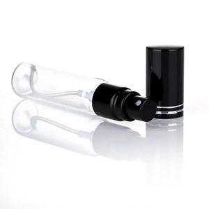 2022 Mini 5ml / 10ml Metal Puste Szkło Perfumy Refillable Bottle Spray Atomizers Butelki DHL / EMS / FedEx Free