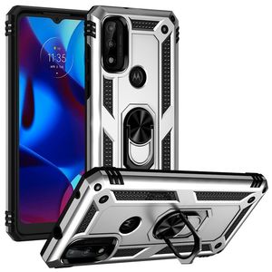 Magnetic Ring Cases For Moto G Pure 2021 Military Grade Hybrid Hard PC Soft TPU Shockproof Protective Cover