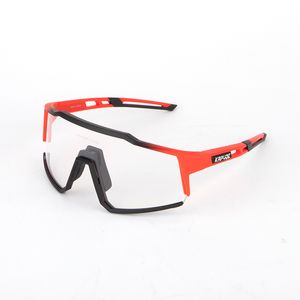 Óculos de sol de ciclismo de lentes fotocrômicas