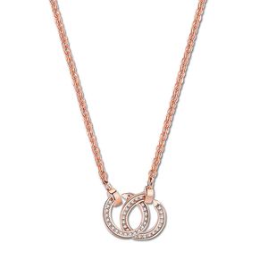 925 silver female 2021 light luxury niche rose gold clavicle chain pendant necklace VIMIO