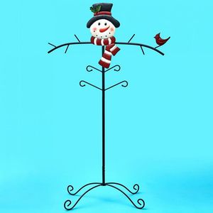 Wholesale stocking holders stand for sale - Group buy Hangers Racks Christmas Stocking Holder Santa Snowman Dwarf Shape Keys Rack Stand Clothing Hanger Wardrobe Storage Organization Home Decor