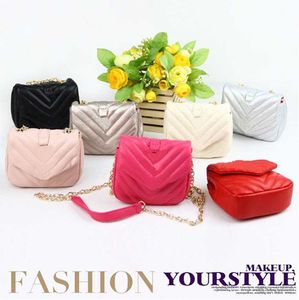 Hot Sell Kids Purses Fashion Korean Little Girls Mini Princess Cion Bags Lovely Baby Girl Cross-body Bags Children Candies Handbags Gifts 7Colors Available