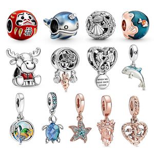 Animal Leaves Charms Pendant Alloy Beads Fits DIY Bracelets Necklaces For Women Jewelry Making