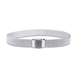 Reflexions Chiusura Maglia Componenti di gioielli Catene estetiche Bracciali originali in vero argento sterling S925 Donna Uomo