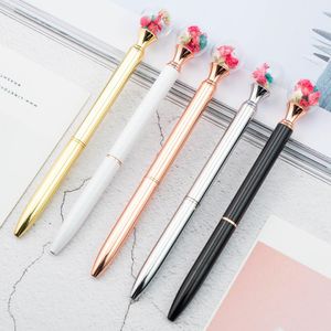 Yenilik Ofis Kırtasiye toptan satış-Metal Tükenmez Kalem mm Yazma Sevimli Kalemler Okul Ofis Malzemeleri Yenilik Lüks Kırtasiye Noel Hediyeleri