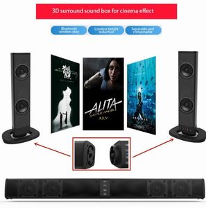 Wireless Home Театр Звуковая система Bluetooth-совместимый Динамик Телевизор TV Soundbar Box PC Компьютерные телефоны Динамики Boombox