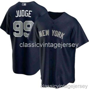 Ricamo Aaron Judge # 99 Maglia da baseball Taglia XS-6XL Uomo Donna Maglia da baseball giovanile