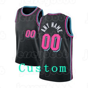 Mens Custom DIY Design Personlig Rund Neck Team Basket Jerseys Män Sport Uniforms Stitching och skriva ut något namn och nummerstorlek S-XXL Svartvit