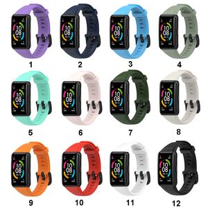 Silicone Wrist Strap For original Huawei Honor Band 6 Smart watch Wristband Sport Bracelet watch Band for honor band 6 wholesale