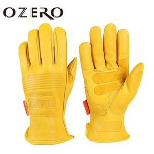 Wholesale opera leather glove for sale - Group buy OZERO Unisex Motorcycle Gloves Leather Motocross Motorbike Cycling Bicycle Moto Sports Full Finger