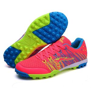 Kızlar Kapalı Futbol Ayakkabıları toptan satış-Kapalı TF Futbol Ayakkabıları Erkekler Cleats Futbol Sneakers Kadın Eğitmenler Çocuk Atletik Ayakkabı Giyilebilir Futsal Eğitim Ayakkabı Erkek Kız A0601