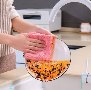 Torkning Rags Kök Effektiv Superabsorberande Mikrofiber Rengöring Tyg Hem Tvätträtt Kök Rengöring Handduk