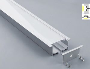 Free Shipping LED Aluminum Channel Profile, Aluminum Extrusion with Clear or Milky Cover U-Shape Surface Mount