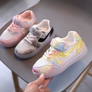 New Kids Sneakers Boys Breathable Shoes Girls Trainers Tennis Shoes Casual Fashion Children Sneakers Girls Light Running Shoes G1025
