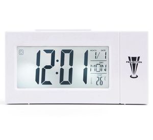 Другие аксессуары Decor Decor Home Garden Drop Delive 2021 1Set Digital Projecter Alarm FM Radio Clock SN Timer светодиодный дисплей широкий изогнутый