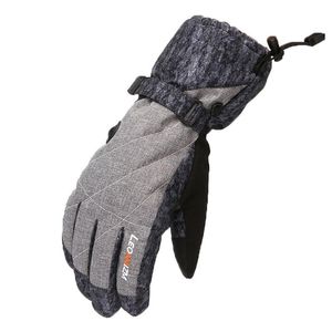 Sports Gloves Full Finger Outdoor Adult Warm Motorcycle Tactical Cycling Men Waterproof Windproof Washable Winter