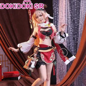 PRÉ-SALE DOKIDOKI-SR GENSHIN IMPACTO YANFEI Costume de cosplay Yanfei Costume Yan Fei Cosplay Cute