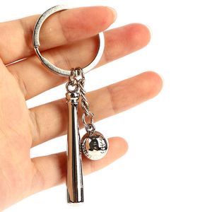 1 pc baseball Brelok pierścienie Chic Unisex Biżuteria Prezent Chaveiro Car Key Holder G1019