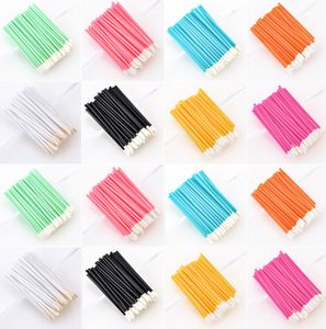 New Retail Packaging Color Lip Brush Stick Disposable Lipstick Brush Makeup Tool Cosmetic Applicator