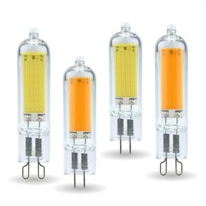 Glass G9 G4 7W 9W 12W 15W No Flicker LED COB Bulb 220V Light Home Chandelier Spotlight Replace 25W 45W Halogen Lamps Bombillas