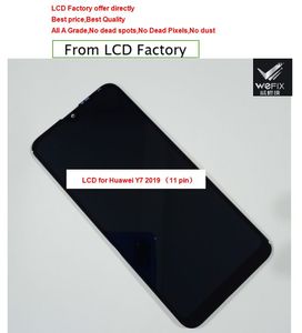 Mobiltelefonpanel LCD för Huawei Y7 Pin Display Digitizer Pekskärm Fabrikspris AAA kvalitetskvalitet