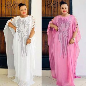 Odzież Etniczna Afryki Szyfonowe Dresses Dla Kobiet Dashiki Długie Maxi Dress Plus Rozmiar Szata Szata Tradycyjna Wróżka