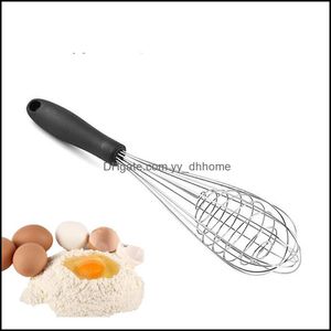 Yumurta Araçları Mutfak, Yemek Bar Ev Bahçesi Balon Çırpıcı Manuel Paslanmaz Çelik Tel Çırpma Yay Bobin Mikseri Pişirme Köpük Pozma B