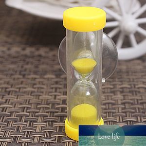 2/3 minuter Klockor Mini Hourglass Barn Sand Tänder Borstning Timer med Sugkopp Lead-Free Creative Small Gifts Heminredning