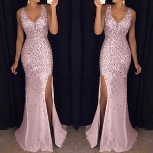 Party Dress Sexy Sequined Prom Long Dress Elegant Off Shoulder Evening Bridesmaidparty Dresses Women Long Dress Sexy Bodycon Dress 850