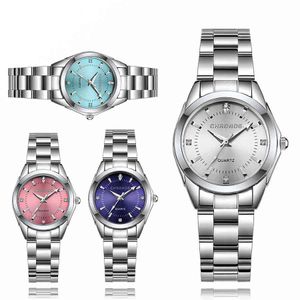 クロノスエレガントな女性は高級レディースファッションブランドの腕時計ジャパン運動の女性のガールフレンドのためのステンレス鋼の贈り物を見る