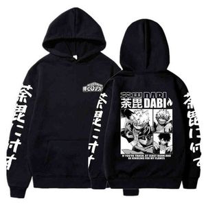 Anime My Hero Academia MHA Hoodie Dabi Manga Icons Sweatshirt Boku No Hero Academia Gift Clothing Sudadera Felpa Moletom Y1213