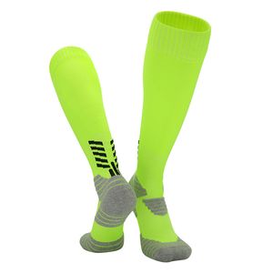 Outdoor enhance explosive power adult children thickened towel bottom training long tube over knee sports soccer football socks stockings