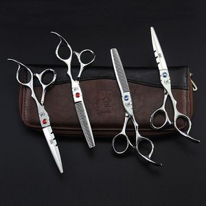 Nożyczki do włosów 6.0 cala Profissional zestaw do cięcia fryzjerskiego nożyce fryzjerskie wysokiej jakości Salon dla